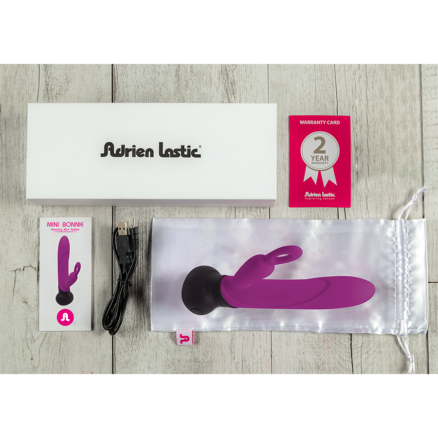 Vibrador Doble Estimulación Mini Bonnie & Clyde Purple