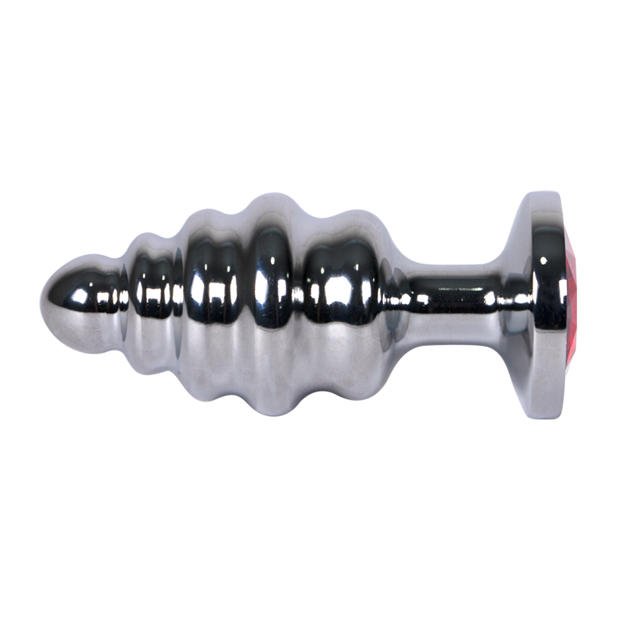 Plug Anal Drill Gema Roja Talla M