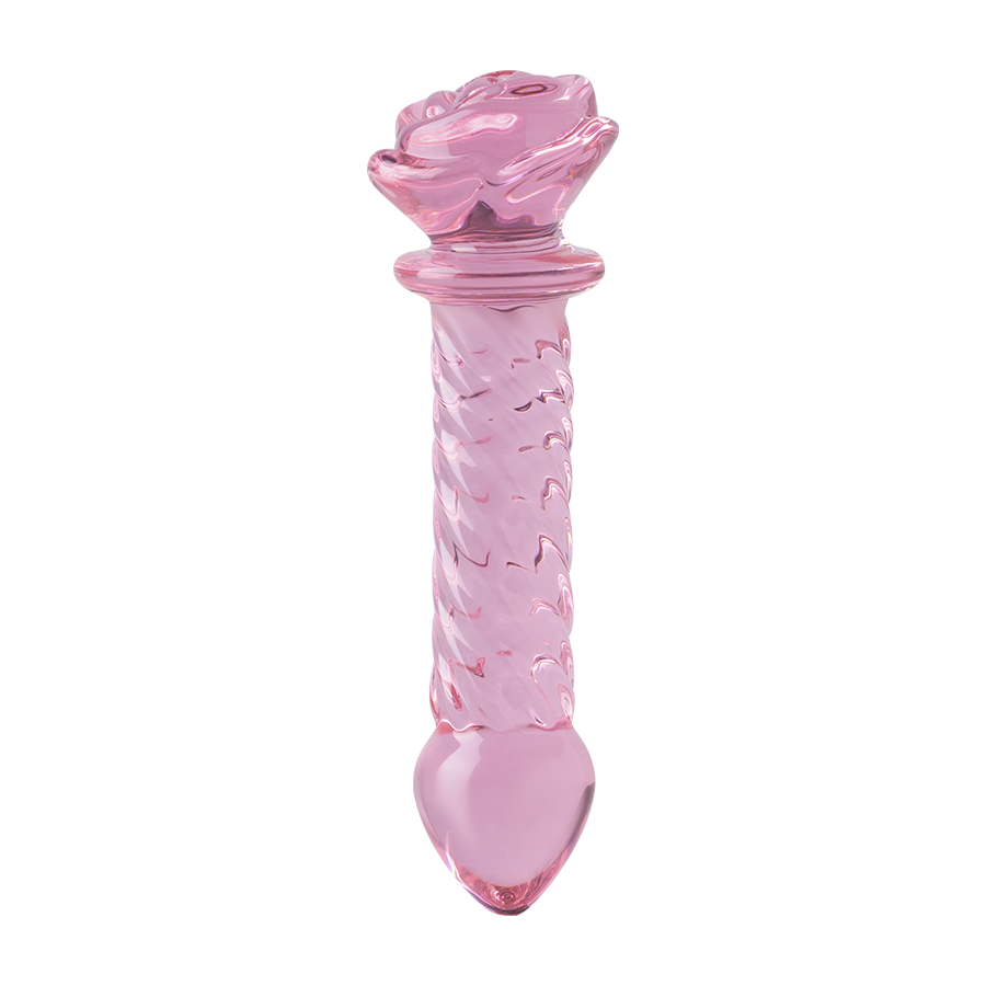 Dildo De Vidrio Rosa 3D Pink