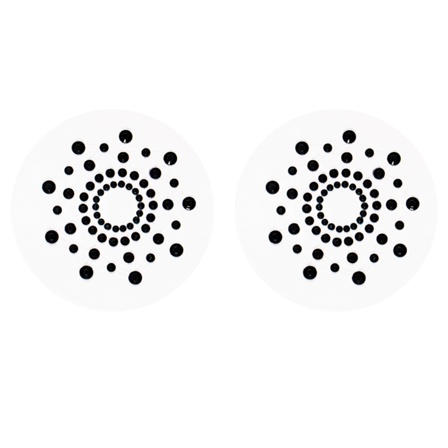 Cubrepezones Decorativas Negras