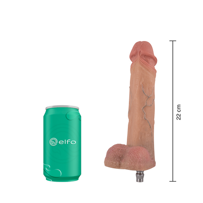 Dildo Brad Flesh Compatible Con Lovense