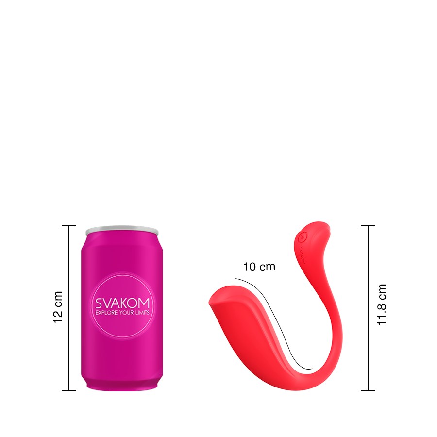 Estimulador Punto G Phoenix NEO 2 Rojo Controlado por APP Global By Svakom