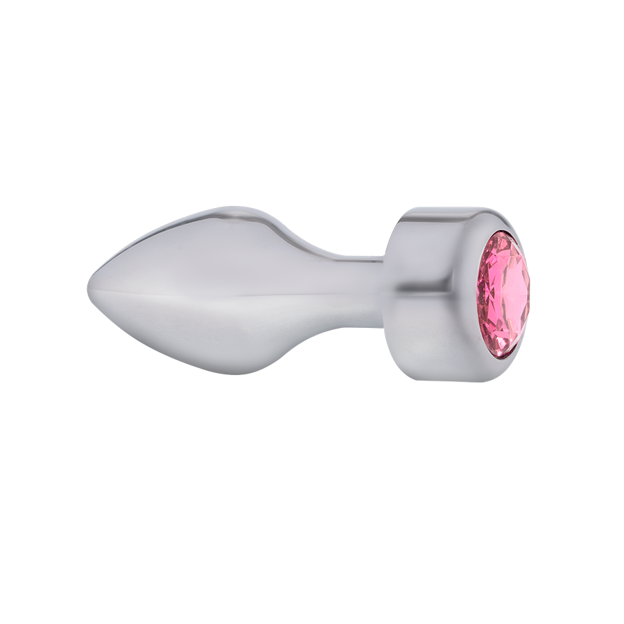 Plug Anal Pequeño Gema Rosa