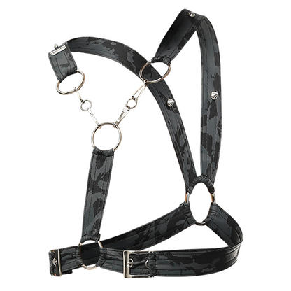 Dngeon Cross Chain Harness By Mob Midnight