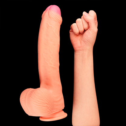 Dildo Silicone 11" Dual Layer Cock