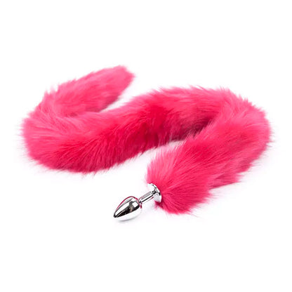 Plug Anal Fox Long Fucsia
