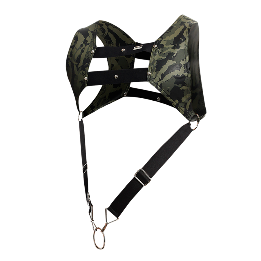 Dngeon Croptop Cockring  Harness By Mob