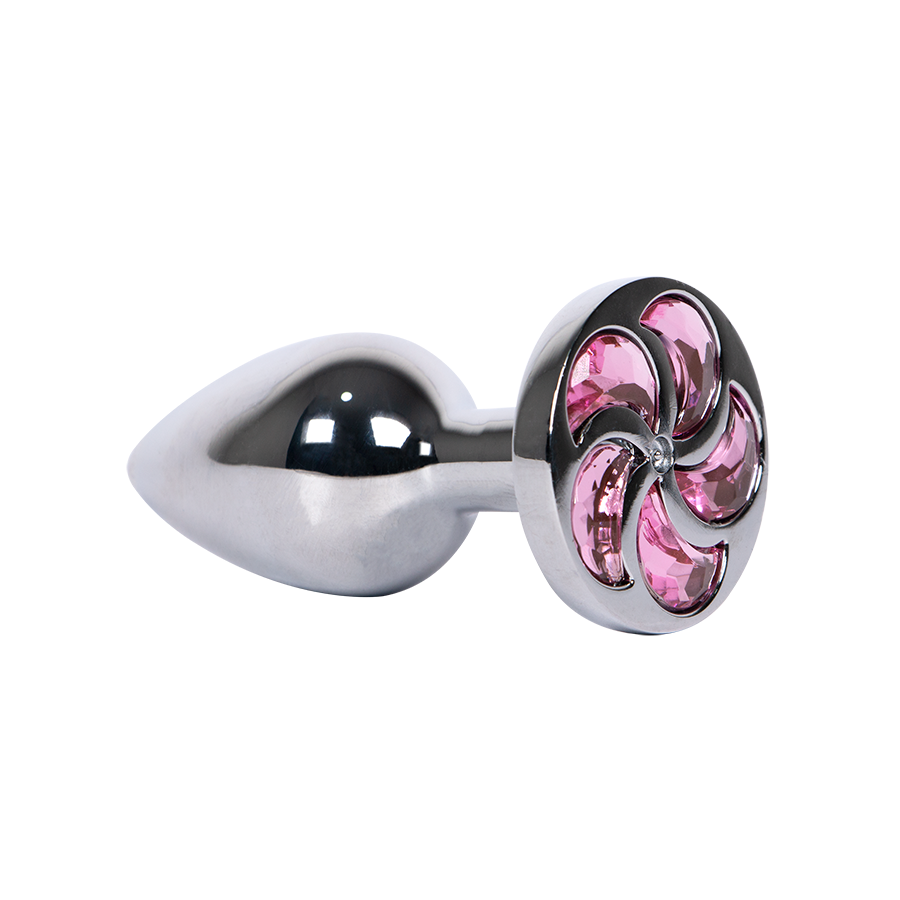 Plug Anal Espiral Rosa Talla S