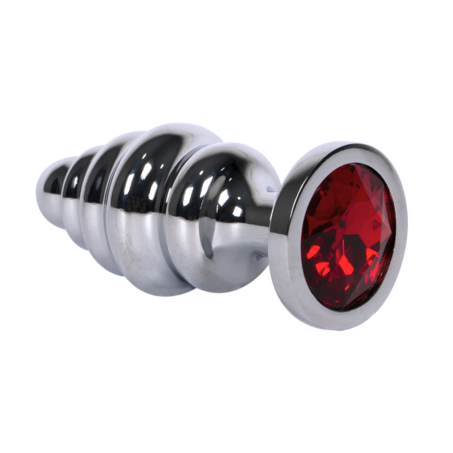 Plug Anal Drill Gema Roja Talla M