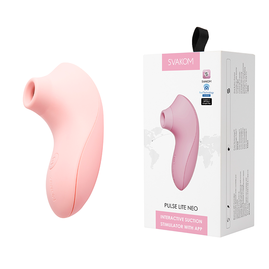 Estimulador Clitorial Pulse Lite NEO Rosa Controlado por APP Global By Svakom