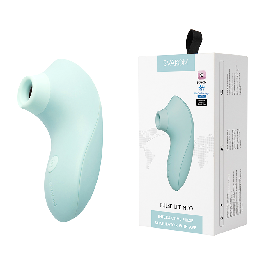 Estimulador Clitorial Pulse Lite NEO Azul Controlado por APP Global By Svakom
