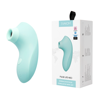 Estimulador Clitorial Pulse Lite NEO Azul Controlado por APP Global By Svakom