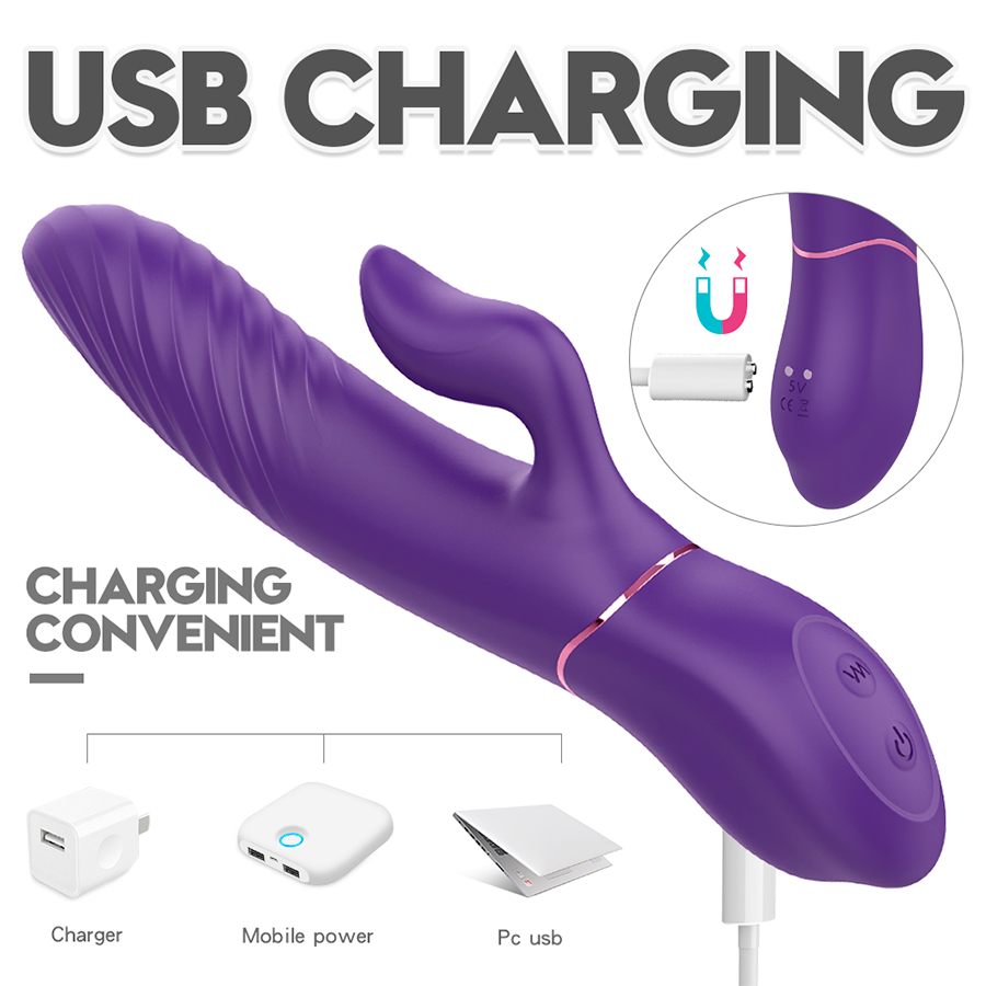 Vibrador Doble Estimulación Lighter-2 Purple