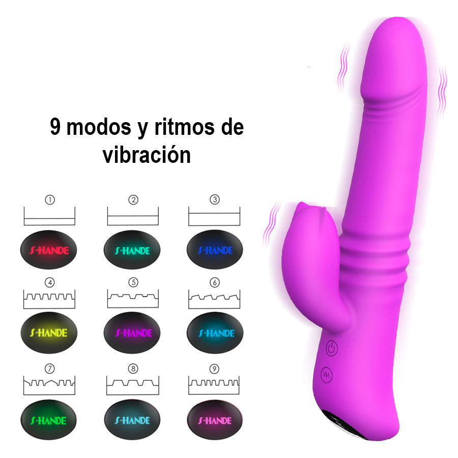 Vibrador Doble Estimulación Kaya Purple