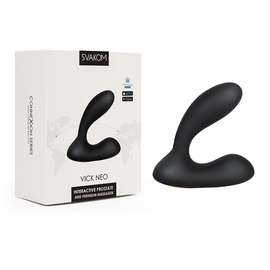 Estimulador de Próstata y Perineo Vick NEO Negro By Svakom