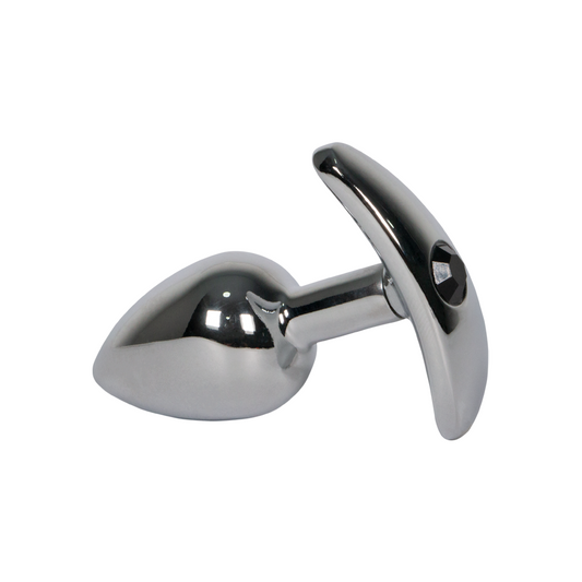 Plug Anal Safety Gema Negra Talla S