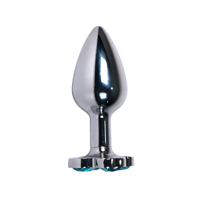 Plug Anal Trébol Gema Azul Talla S