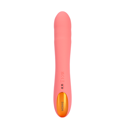 Vibrador Para Punto G Ava NEO Rosa Durazno Controlado por APP Global By Svakom