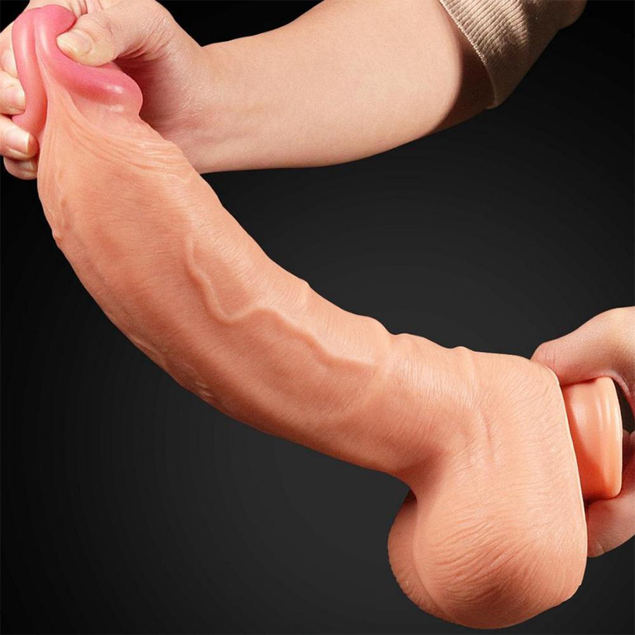 Dildo Silicone 11" Dual Layer Cock