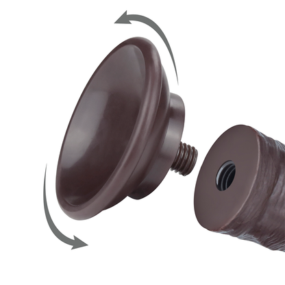 Dildo Realista 8'' Sliding Skin Dual Layer Dong