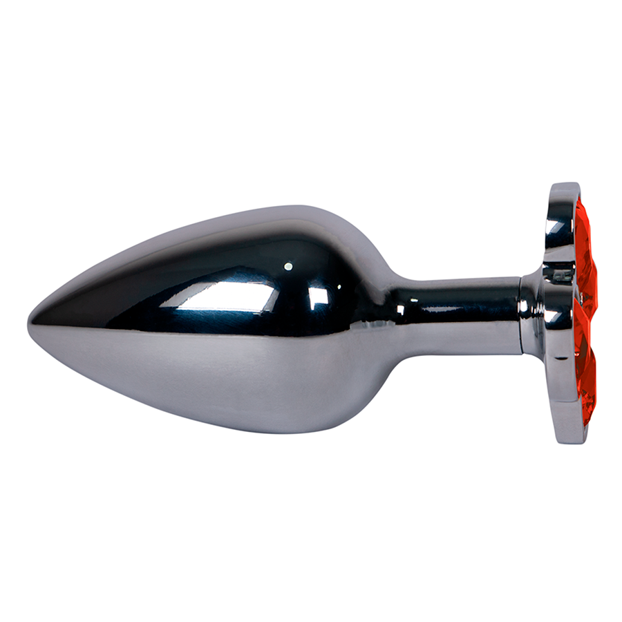 Plug Anal Trébol Gema Roja Talla L