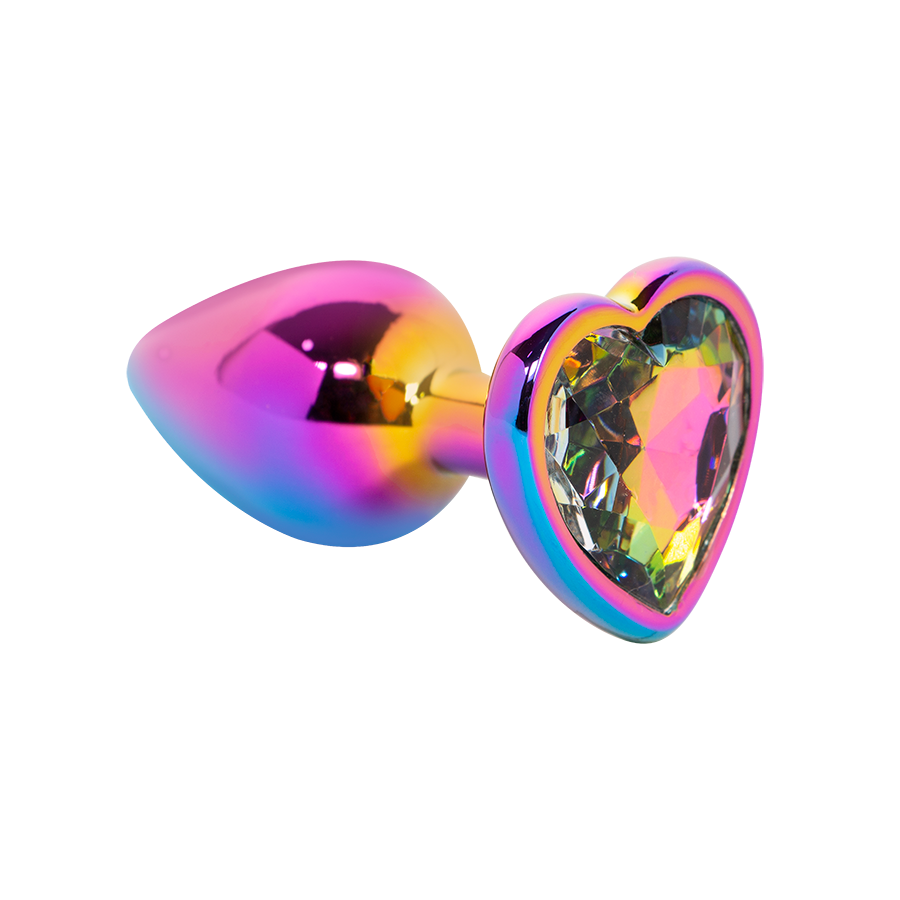 Plug Anal Holográfico Gema Arcoiris Talla S