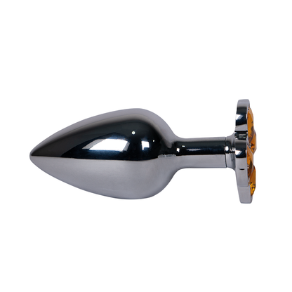 Plug Anal Trébol Gema Amarilla Talla M