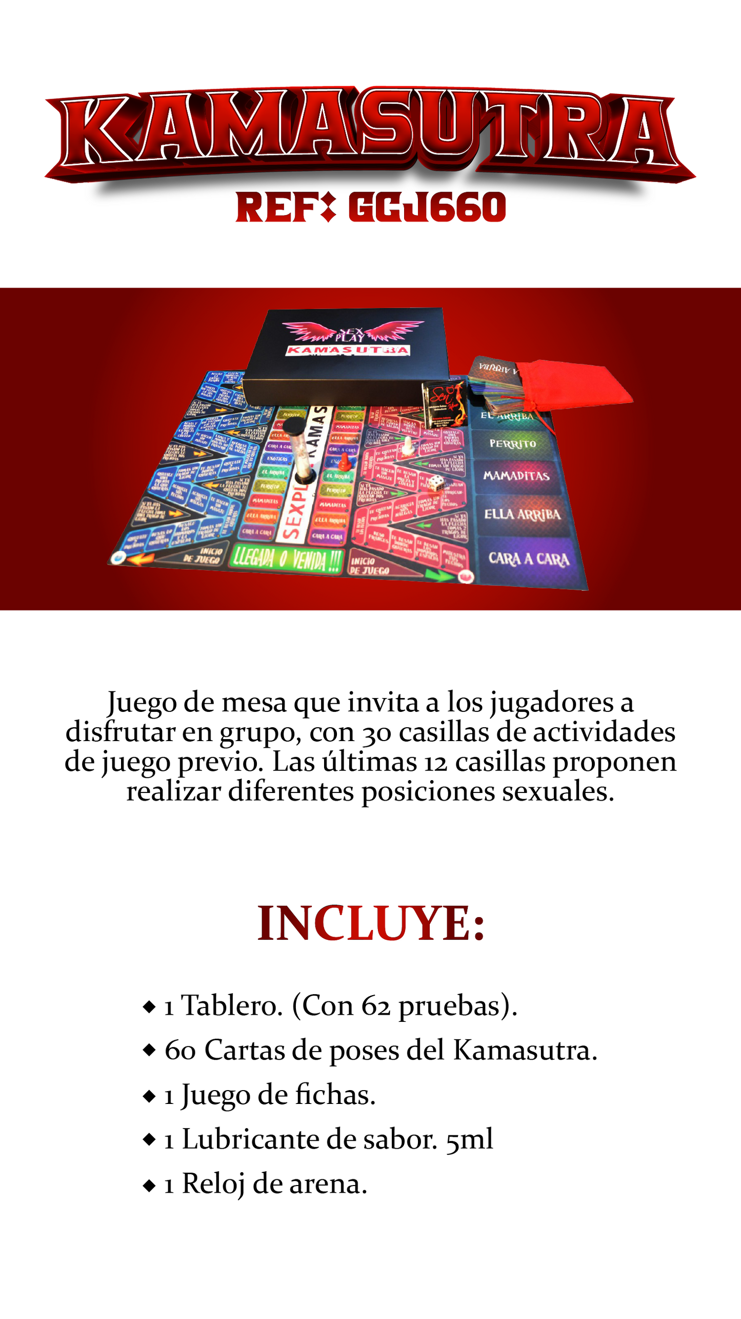 Promo Combo Chorros de amor - JUEGO DE MESA KAMASUTRA SEX PLAY + FLIPPY EL VIBRADOR