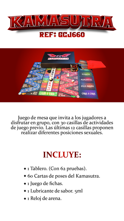 Promo Combo Chorros de amor - JUEGO DE MESA KAMASUTRA SEX PLAY + FLIPPY EL VIBRADOR
