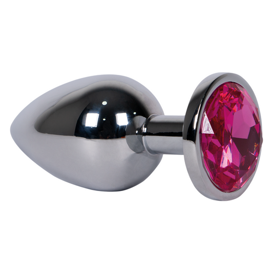 Plug Anal Gema Fucsia Talla L
