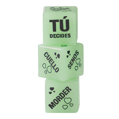 Dados Penitencia Luminosos X3