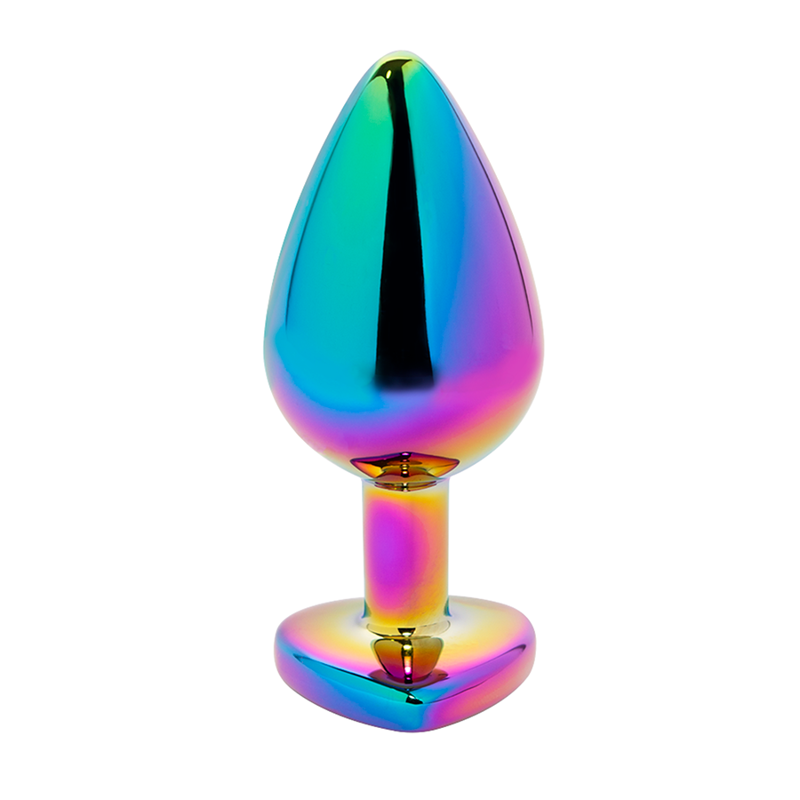 Plug Anal Holográfico Gema Cristal Talla M