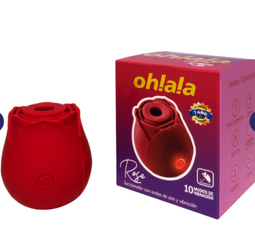 Vibrador y Succionador Ohlala Rose